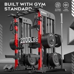 Multifunctional Home Gym System Workout Station Strength Training Weight Stacks