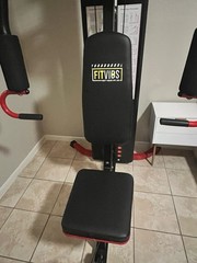 Fitvids FVLX-750 Home Gym System Workout Station with 330lbs of Resistance