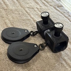 Set of 2 Bowflex Xceed Xtreme 2 OEM Slider 3.5” Pulley w Locking Pin FREE SHIP