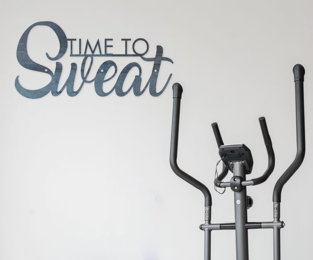 Time to Sweat – Home Gym Sign – Work Out