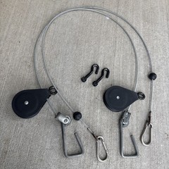 Bowflex Power Pro XTL Replacement 42″ Rod Cables Pulley Hooks Hardware