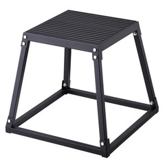 Plyometric Jump Box, 18 Inch Plyo Box, Steel Plyometric Platform and Jumping Agi
