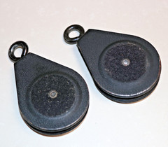 Bowflex Ultimate Part – 4″ Pulley Set of 2 for cables, felt, Used Original OEM