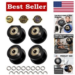 Upgraded Machined Wheels/Rollers Compatible with Total Gym,Replacement Parts for