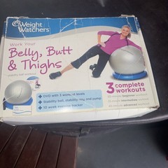 Weight Watchers Belly, Butt, And Thighs Stability Ball Workout