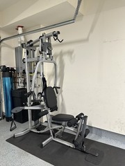 Powerline P2 Powerline Home Gym Multi-Station Chest/Lat/Leg Adjustable Gray