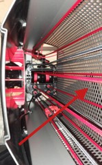 ONE USED BOWFLEX HVT Rear Screen Grate Cover